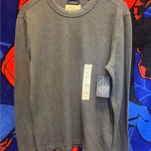 St. John's Bay Men's Charcoal Long Sleeve Shirt